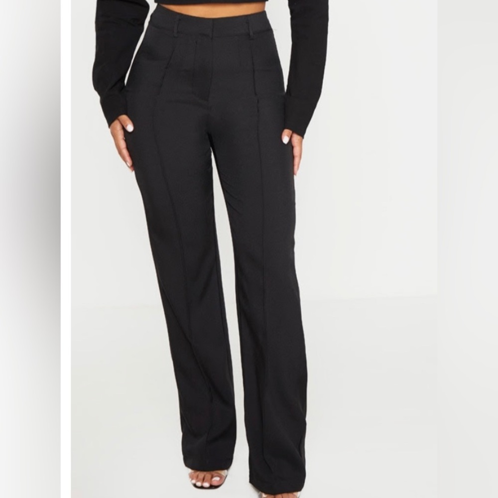 High waisted trousers